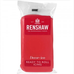 Ζαχαρόπαστα Renshaw Κόκκινη 500γρ